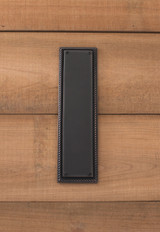 Academy Push Plate 3-1/8in x 12in, Oil Rubbed Bronze