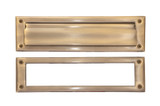 Mail Slot - 3-5/8in x 13in - Antique Brass