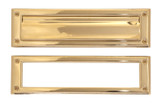 Mail Slot - 3-5/8in x 13in - PVD Polished Brass