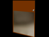 32in x 18in - 18ga, Brushed, Stainless Steel Armor Plates - On Door