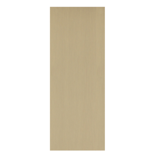 12in x 4in, .063, Brushed Finish, Brass Push Plate