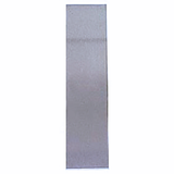 12in x 4in, 16ga, Brushed Finish, Stainless Steel Push Plate